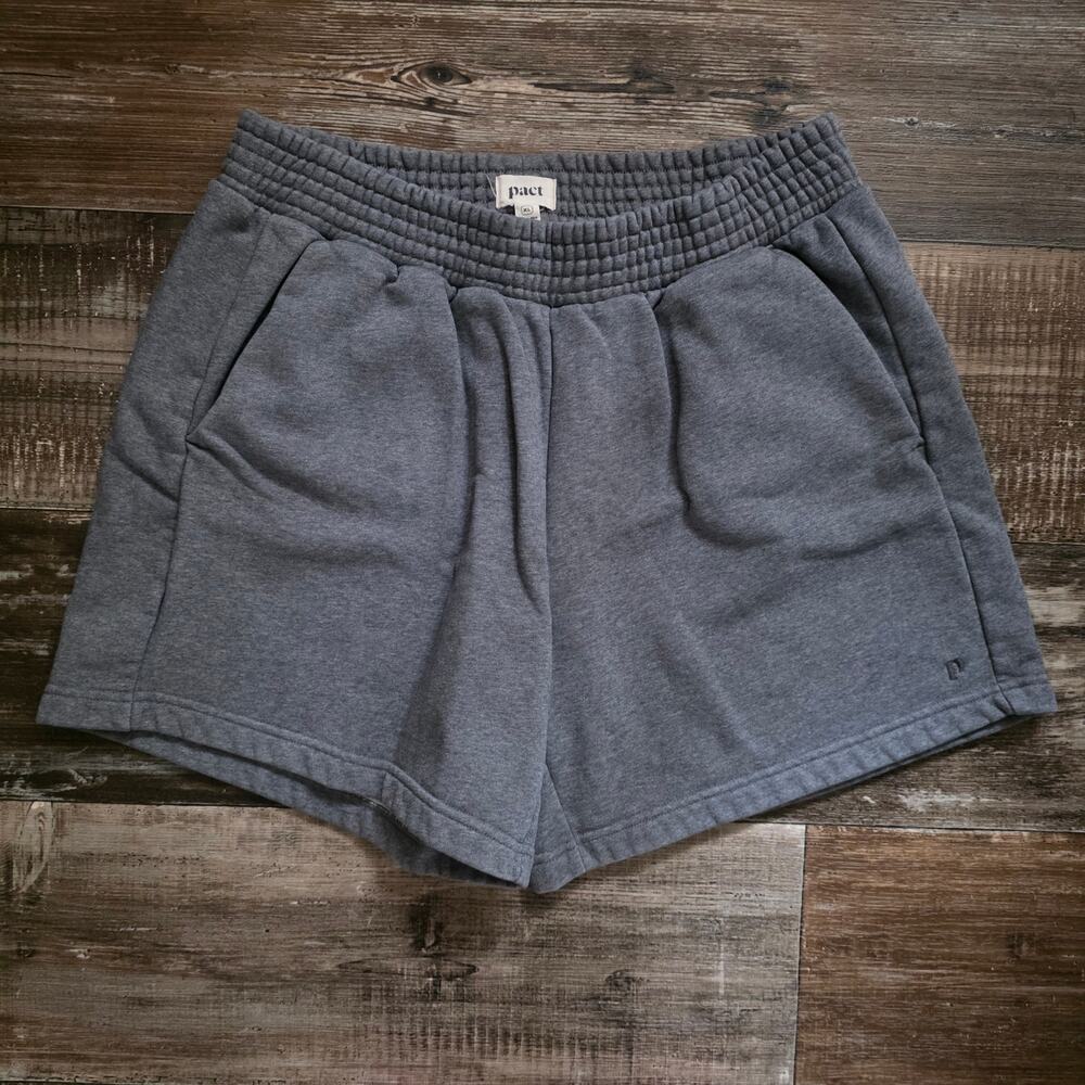 Pact Gray Outdoor Athletic Sweat Shorts Size XL